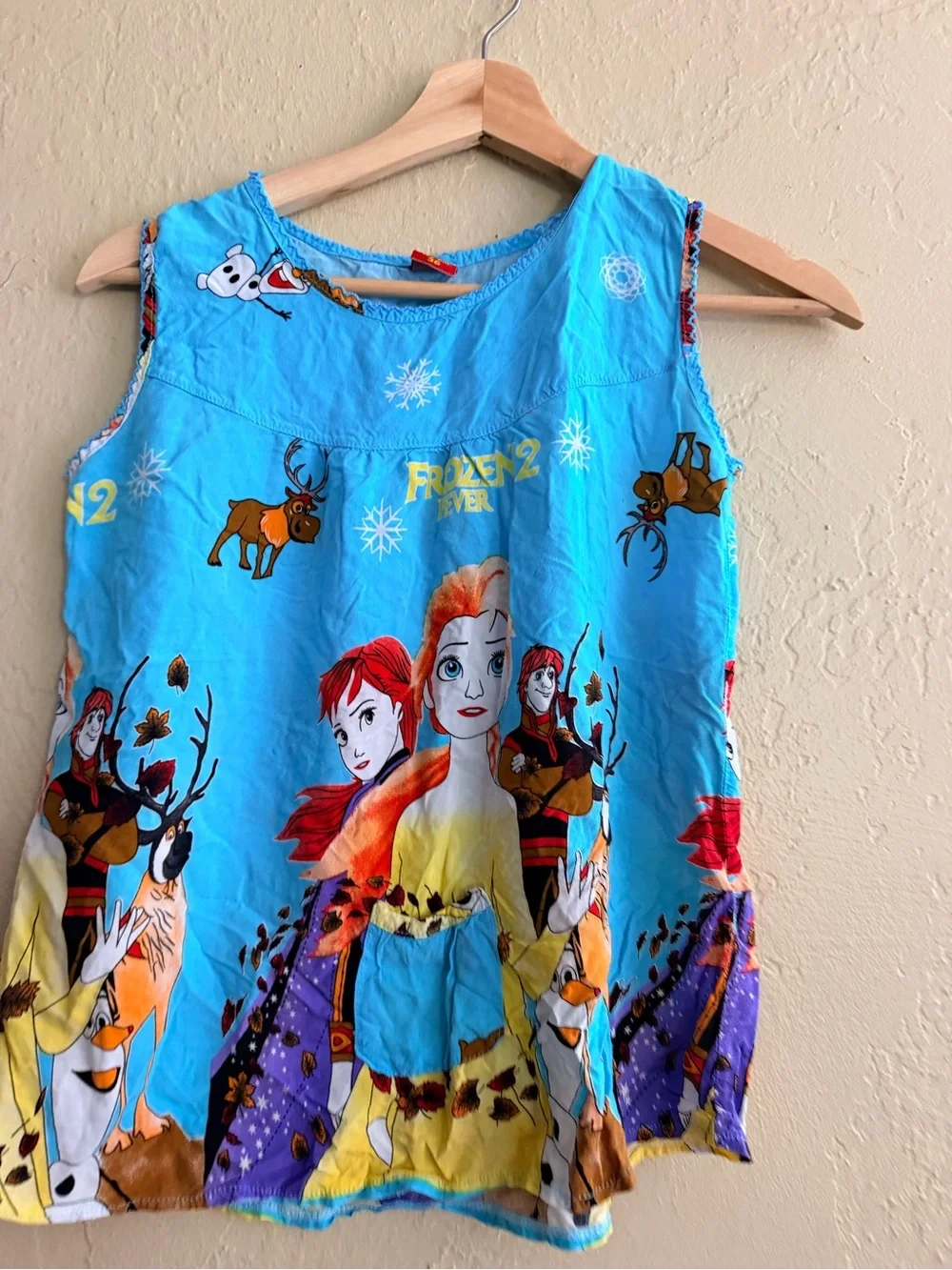 Kids Blue Princess-Themed Pajama Set